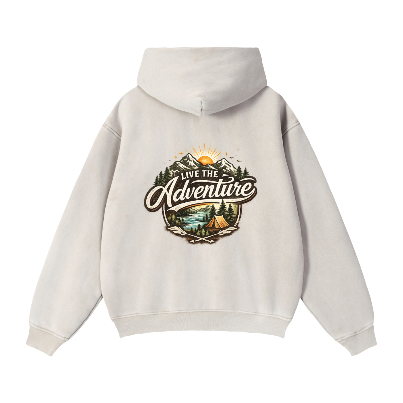 Zip-Through Boxy Fleece Hoodie