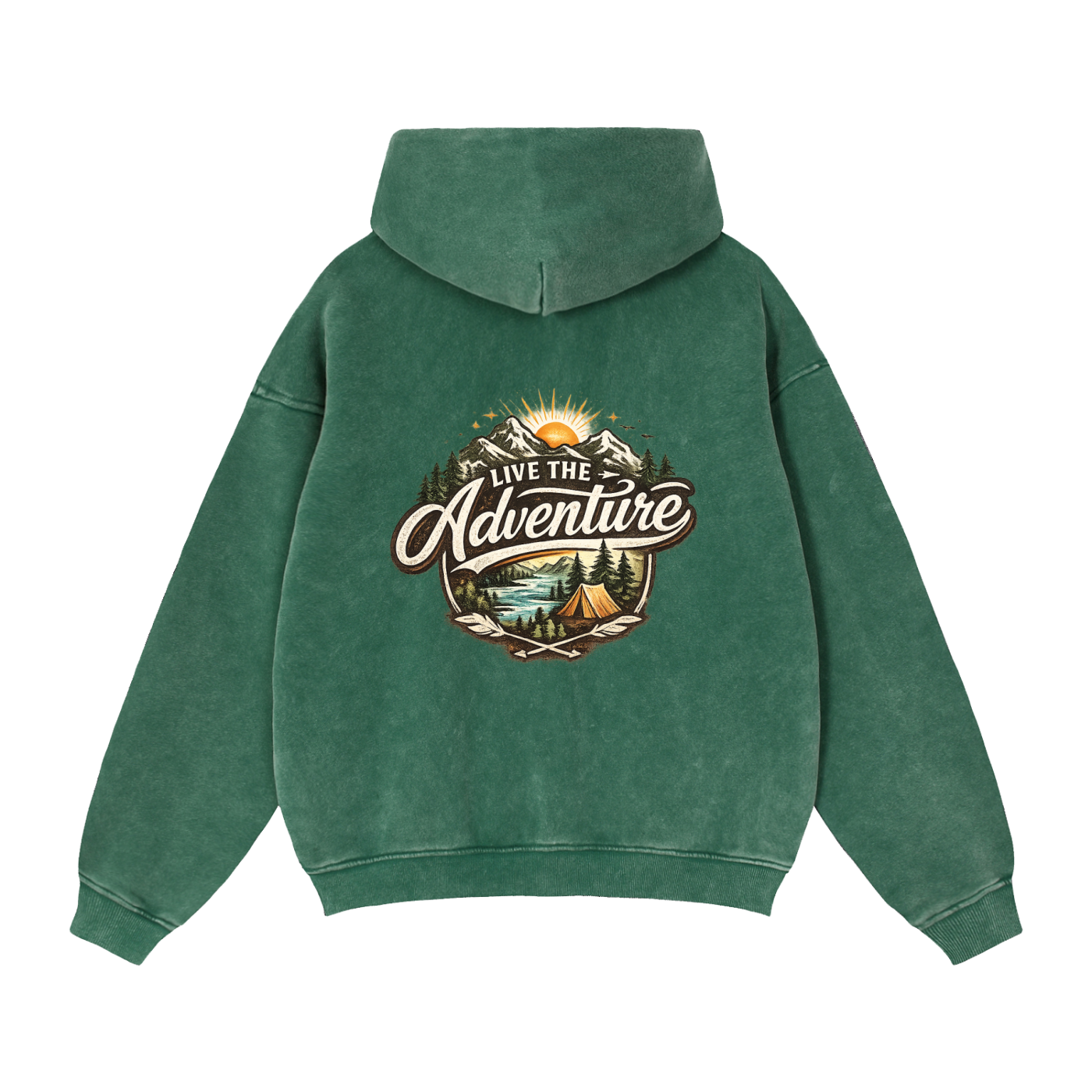 Zip-Through Boxy Fleece Hoodie