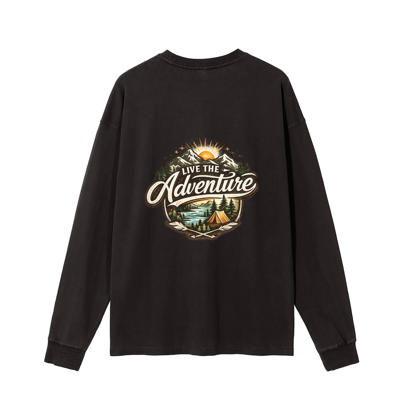 Vintage Washed Long Sleeve T-Shirt